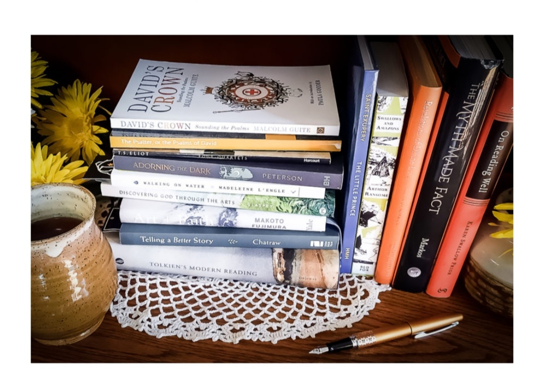 stack of books